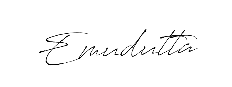 You can use this online signature creator to create a handwritten signature for the name Emudutta. This is the best online autograph maker. Emudutta signature style 6 images and pictures png