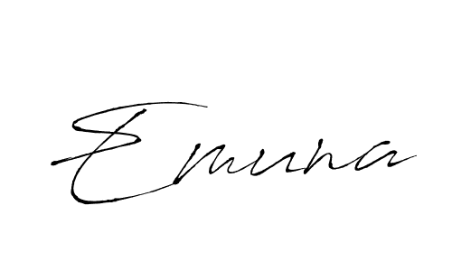 See photos of Emuna official signature by Spectra . Check more albums & portfolios. Read reviews & check more about Antro_Vectra font. Emuna signature style 6 images and pictures png