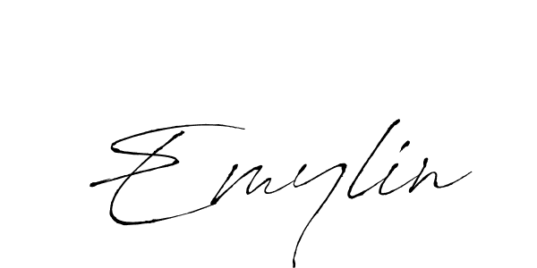 It looks lik you need a new signature style for name Emylin. Design unique handwritten (Antro_Vectra) signature with our free signature maker in just a few clicks. Emylin signature style 6 images and pictures png