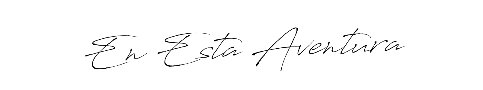 Make a beautiful signature design for name En Esta Aventura. Use this online signature maker to create a handwritten signature for free. En Esta Aventura signature style 6 images and pictures png