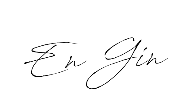 How to Draw En Gin signature style? Antro_Vectra is a latest design signature styles for name En Gin. En Gin signature style 6 images and pictures png