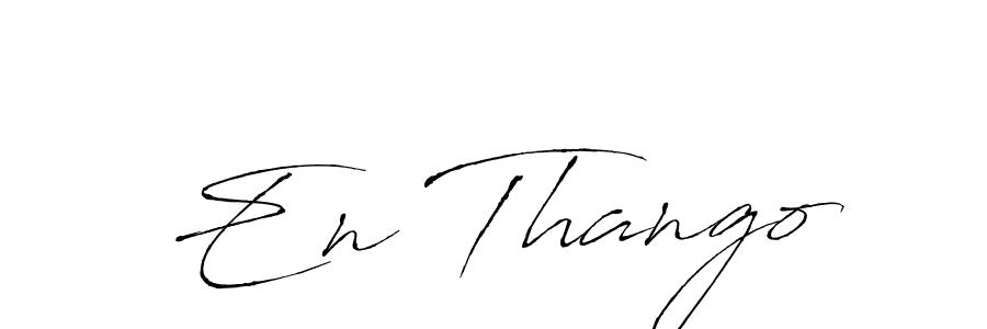 Make a beautiful signature design for name En Thango. Use this online signature maker to create a handwritten signature for free. En Thango signature style 6 images and pictures png