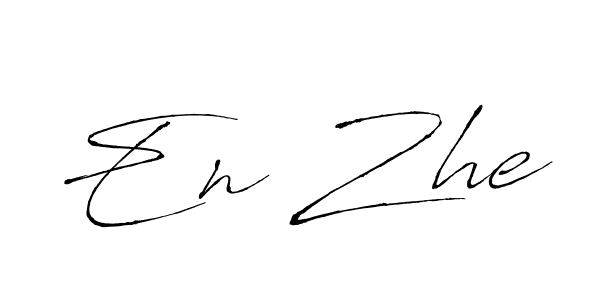 Design your own signature with our free online signature maker. With this signature software, you can create a handwritten (Antro_Vectra) signature for name En Zhe. En Zhe signature style 6 images and pictures png