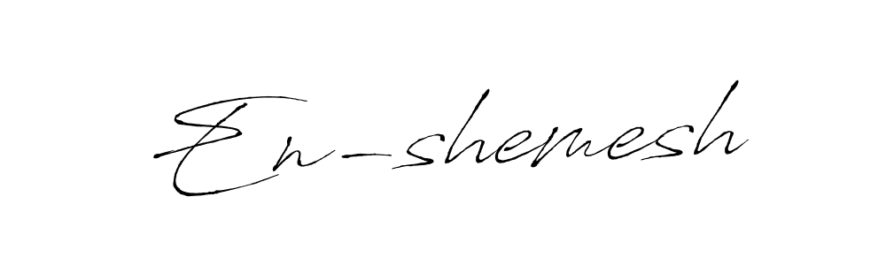 How to make En-shemesh signature? Antro_Vectra is a professional autograph style. Create handwritten signature for En-shemesh name. En-shemesh signature style 6 images and pictures png