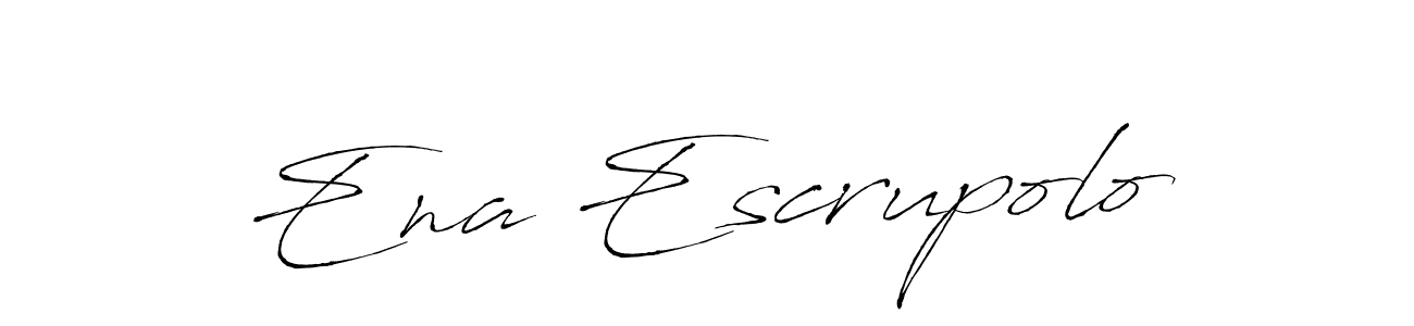 Make a short Ena Escrupolo signature style. Manage your documents anywhere anytime using Antro_Vectra. Create and add eSignatures, submit forms, share and send files easily. Ena Escrupolo signature style 6 images and pictures png