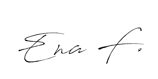 Design your own signature with our free online signature maker. With this signature software, you can create a handwritten (Antro_Vectra) signature for name Ena F.. Ena F. signature style 6 images and pictures png
