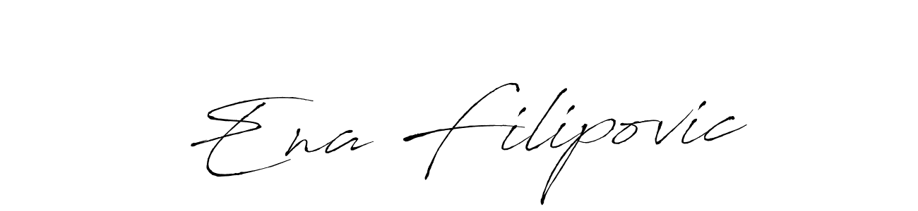 How to make Ena Filipovic name signature. Use Antro_Vectra style for creating short signs online. This is the latest handwritten sign. Ena Filipovic signature style 6 images and pictures png