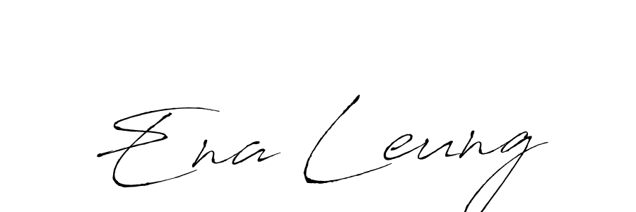 Create a beautiful signature design for name Ena Leung. With this signature (Antro_Vectra) fonts, you can make a handwritten signature for free. Ena Leung signature style 6 images and pictures png