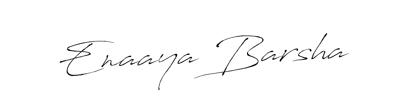 Design your own signature with our free online signature maker. With this signature software, you can create a handwritten (Antro_Vectra) signature for name Enaaya Barsha. Enaaya Barsha signature style 6 images and pictures png