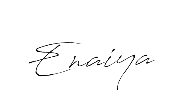 Make a beautiful signature design for name Enaiya. With this signature (Antro_Vectra) style, you can create a handwritten signature for free. Enaiya signature style 6 images and pictures png