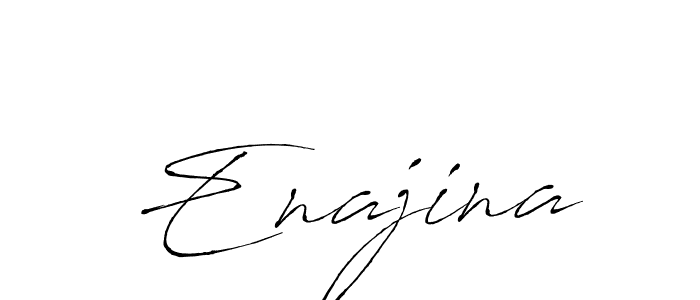 Make a beautiful signature design for name Enajina. With this signature (Antro_Vectra) style, you can create a handwritten signature for free. Enajina signature style 6 images and pictures png