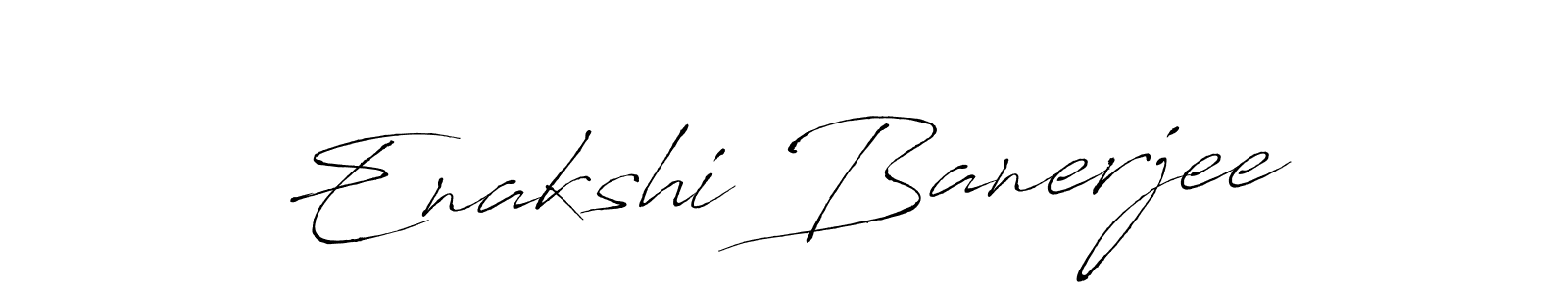 Antro_Vectra is a professional signature style that is perfect for those who want to add a touch of class to their signature. It is also a great choice for those who want to make their signature more unique. Get Enakshi Banerjee name to fancy signature for free. Enakshi Banerjee signature style 6 images and pictures png