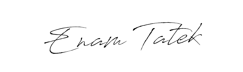 You can use this online signature creator to create a handwritten signature for the name Enam Tatek. This is the best online autograph maker. Enam Tatek signature style 6 images and pictures png