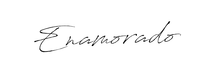 Make a beautiful signature design for name Enamorado. With this signature (Antro_Vectra) style, you can create a handwritten signature for free. Enamorado signature style 6 images and pictures png
