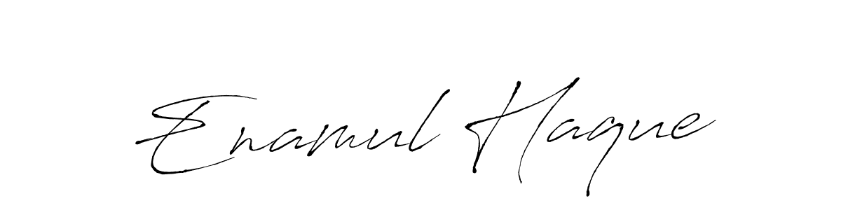 Design your own signature with our free online signature maker. With this signature software, you can create a handwritten (Antro_Vectra) signature for name Enamul Haque. Enamul Haque signature style 6 images and pictures png