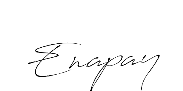 How to make Enapay signature? Antro_Vectra is a professional autograph style. Create handwritten signature for Enapay name. Enapay signature style 6 images and pictures png