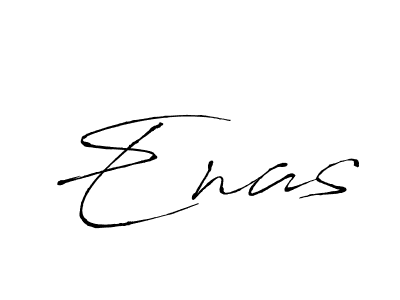 Also we have Enas name is the best signature style. Create professional handwritten signature collection using Antro_Vectra autograph style. Enas signature style 6 images and pictures png