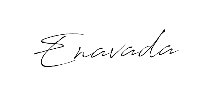 Enavada stylish signature style. Best Handwritten Sign (Antro_Vectra) for my name. Handwritten Signature Collection Ideas for my name Enavada. Enavada signature style 6 images and pictures png