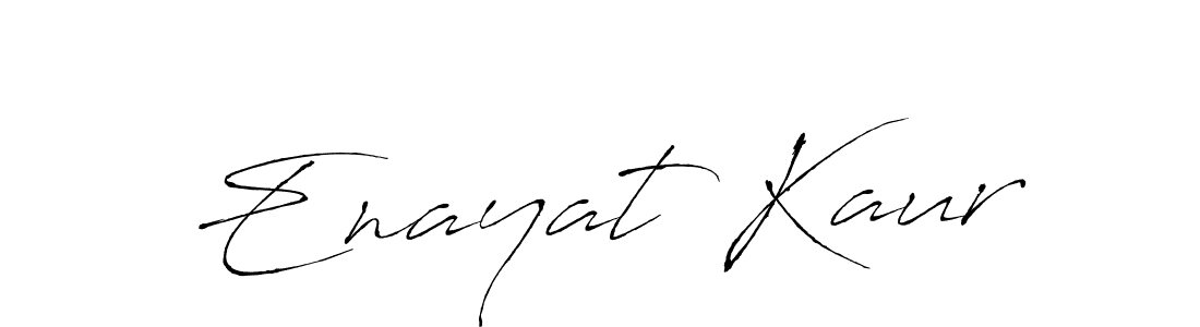 Antro_Vectra is a professional signature style that is perfect for those who want to add a touch of class to their signature. It is also a great choice for those who want to make their signature more unique. Get Enayat Kaur name to fancy signature for free. Enayat Kaur signature style 6 images and pictures png