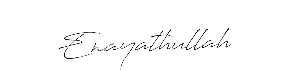 How to make Enayathullah signature? Antro_Vectra is a professional autograph style. Create handwritten signature for Enayathullah name. Enayathullah signature style 6 images and pictures png