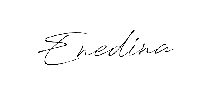 How to make Enedina name signature. Use Antro_Vectra style for creating short signs online. This is the latest handwritten sign. Enedina signature style 6 images and pictures png