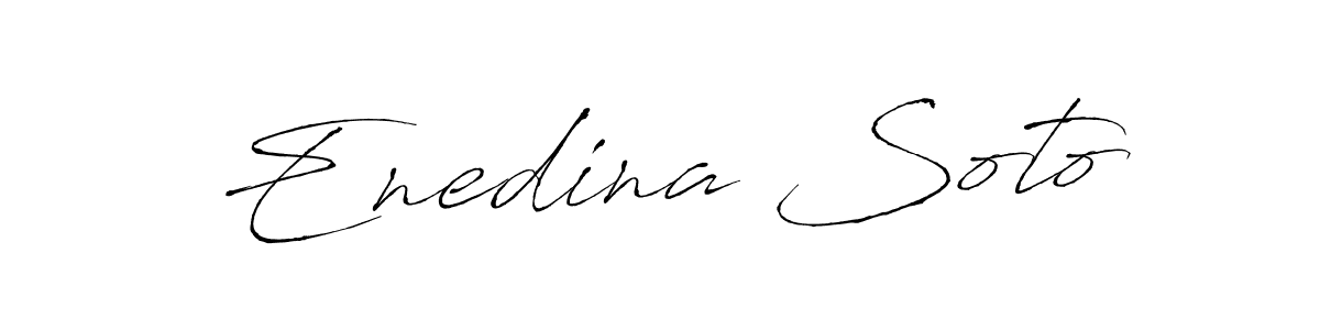 Make a beautiful signature design for name Enedina Soto. Use this online signature maker to create a handwritten signature for free. Enedina Soto signature style 6 images and pictures png