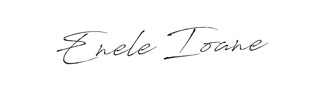 Use a signature maker to create a handwritten signature online. With this signature software, you can design (Antro_Vectra) your own signature for name Enele Ioane. Enele Ioane signature style 6 images and pictures png
