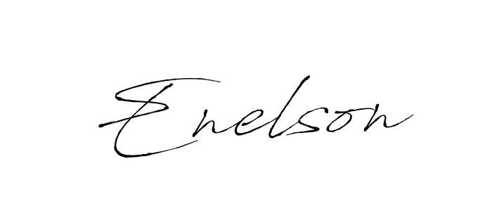 The best way (Antro_Vectra) to make a short signature is to pick only two or three words in your name. The name Enelson include a total of six letters. For converting this name. Enelson signature style 6 images and pictures png