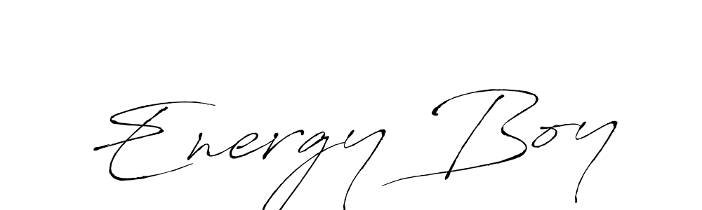 Make a beautiful signature design for name Energy Boy. With this signature (Antro_Vectra) style, you can create a handwritten signature for free. Energy Boy signature style 6 images and pictures png