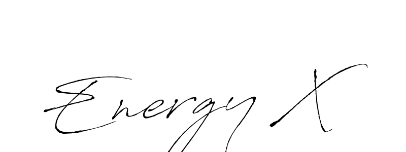 Use a signature maker to create a handwritten signature online. With this signature software, you can design (Antro_Vectra) your own signature for name Energy X. Energy X signature style 6 images and pictures png