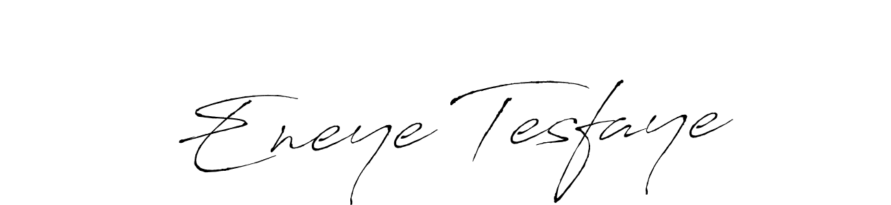 Eneye Tesfaye stylish signature style. Best Handwritten Sign (Antro_Vectra) for my name. Handwritten Signature Collection Ideas for my name Eneye Tesfaye. Eneye Tesfaye signature style 6 images and pictures png
