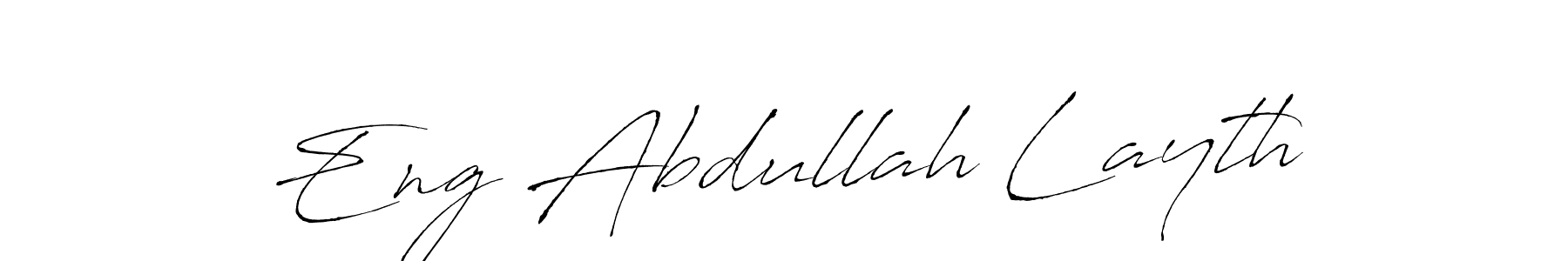 Make a beautiful signature design for name Eng Abdullah Layth. With this signature (Antro_Vectra) style, you can create a handwritten signature for free. Eng Abdullah Layth signature style 6 images and pictures png