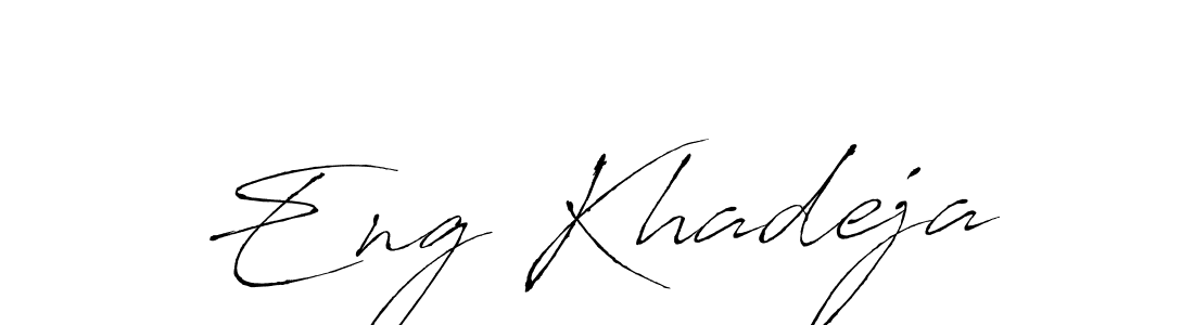 Also You can easily find your signature by using the search form. We will create Eng Khadeja name handwritten signature images for you free of cost using Antro_Vectra sign style. Eng Khadeja signature style 6 images and pictures png