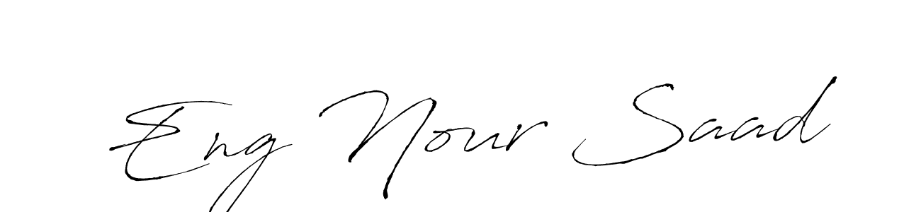 Antro_Vectra is a professional signature style that is perfect for those who want to add a touch of class to their signature. It is also a great choice for those who want to make their signature more unique. Get Eng Nour Saad name to fancy signature for free. Eng Nour Saad signature style 6 images and pictures png