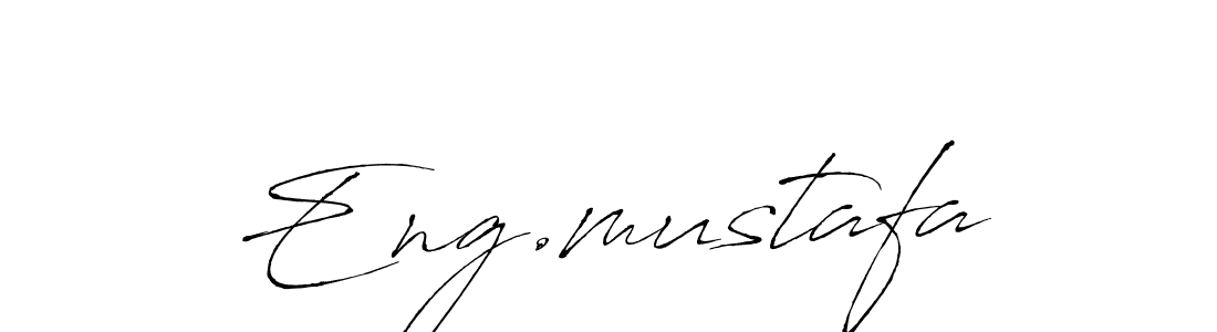 Create a beautiful signature design for name Eng.mustafa. With this signature (Antro_Vectra) fonts, you can make a handwritten signature for free. Eng.mustafa signature style 6 images and pictures png