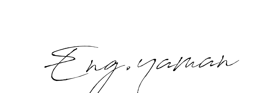 How to make Eng.yaman name signature. Use Antro_Vectra style for creating short signs online. This is the latest handwritten sign. Eng.yaman signature style 6 images and pictures png