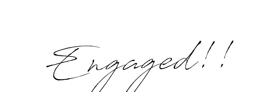 You can use this online signature creator to create a handwritten signature for the name Engaged!!. This is the best online autograph maker. Engaged!! signature style 6 images and pictures png