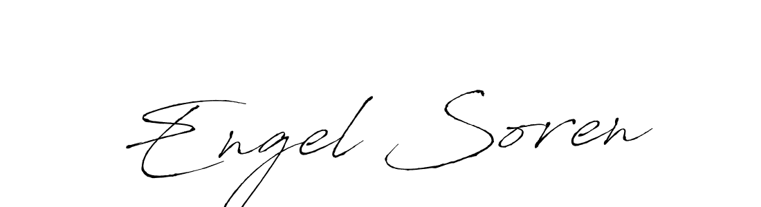 Make a beautiful signature design for name Engel Soren. With this signature (Antro_Vectra) style, you can create a handwritten signature for free. Engel Soren signature style 6 images and pictures png
