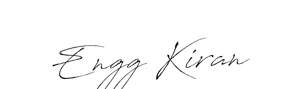 You should practise on your own different ways (Antro_Vectra) to write your name (Engg Kiran) in signature. don't let someone else do it for you. Engg Kiran signature style 6 images and pictures png