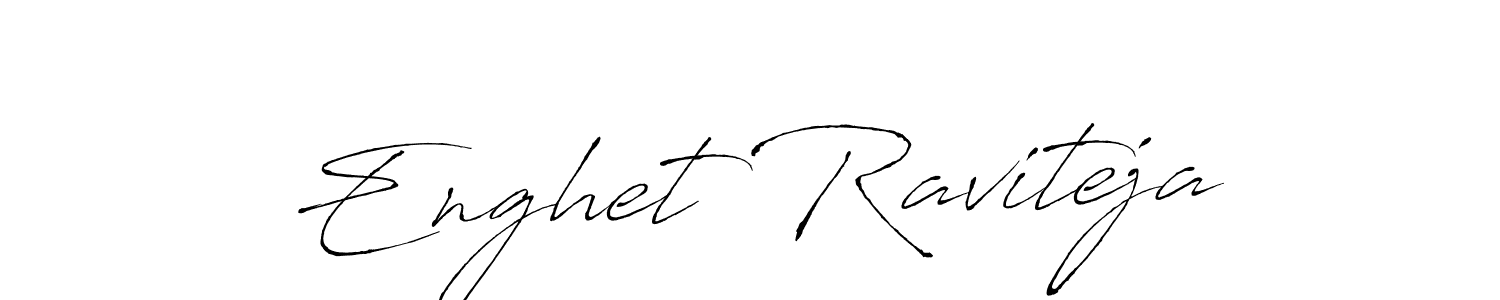 Design your own signature with our free online signature maker. With this signature software, you can create a handwritten (Antro_Vectra) signature for name Enghet Raviteja. Enghet Raviteja signature style 6 images and pictures png