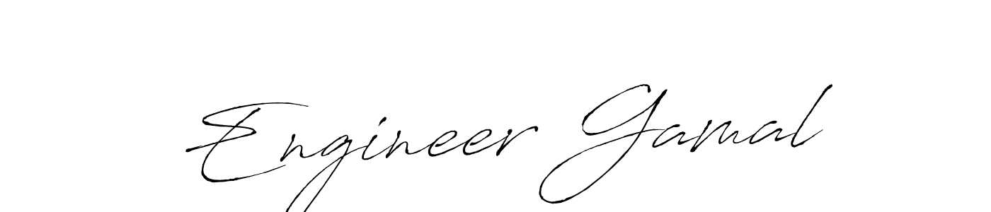 How to make Engineer Gamal signature? Antro_Vectra is a professional autograph style. Create handwritten signature for Engineer Gamal name. Engineer Gamal signature style 6 images and pictures png