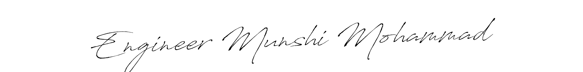 Create a beautiful signature design for name Engineer Munshi Mohammad. With this signature (Antro_Vectra) fonts, you can make a handwritten signature for free. Engineer Munshi Mohammad signature style 6 images and pictures png