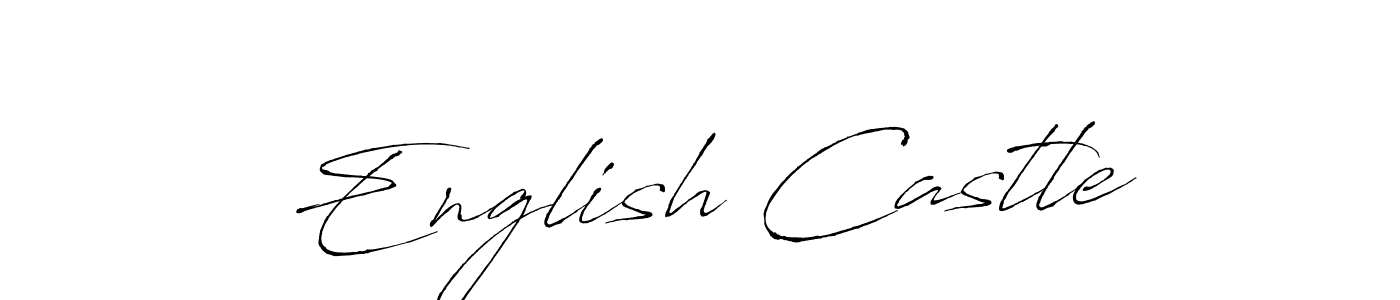 Antro_Vectra is a professional signature style that is perfect for those who want to add a touch of class to their signature. It is also a great choice for those who want to make their signature more unique. Get English Castle name to fancy signature for free. English Castle signature style 6 images and pictures png