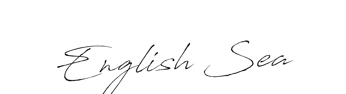 Create a beautiful signature design for name English Sea. With this signature (Antro_Vectra) fonts, you can make a handwritten signature for free. English Sea signature style 6 images and pictures png