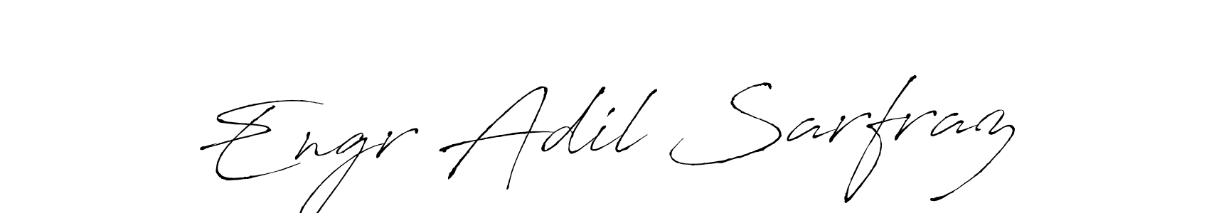 Design your own signature with our free online signature maker. With this signature software, you can create a handwritten (Antro_Vectra) signature for name Engr Adil Sarfraz. Engr Adil Sarfraz signature style 6 images and pictures png