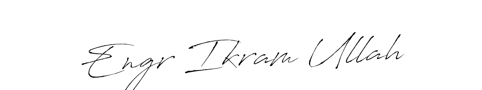 This is the best signature style for the Engr Ikram Ullah name. Also you like these signature font (Antro_Vectra). Mix name signature. Engr Ikram Ullah signature style 6 images and pictures png