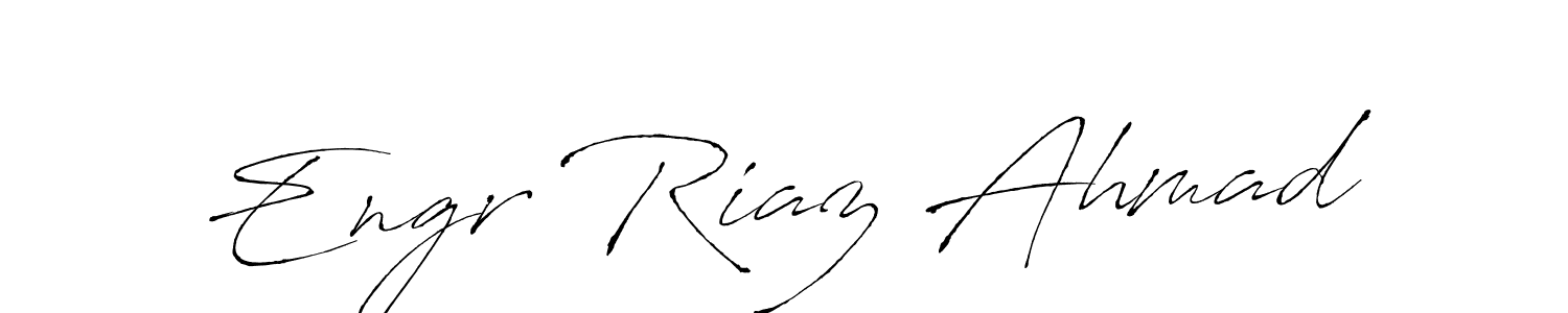 Use a signature maker to create a handwritten signature online. With this signature software, you can design (Antro_Vectra) your own signature for name Engr Riaz Ahmad. Engr Riaz Ahmad signature style 6 images and pictures png