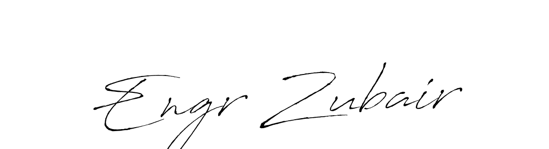 Similarly Antro_Vectra is the best handwritten signature design. Signature creator online .You can use it as an online autograph creator for name Engr Zubair. Engr Zubair signature style 6 images and pictures png