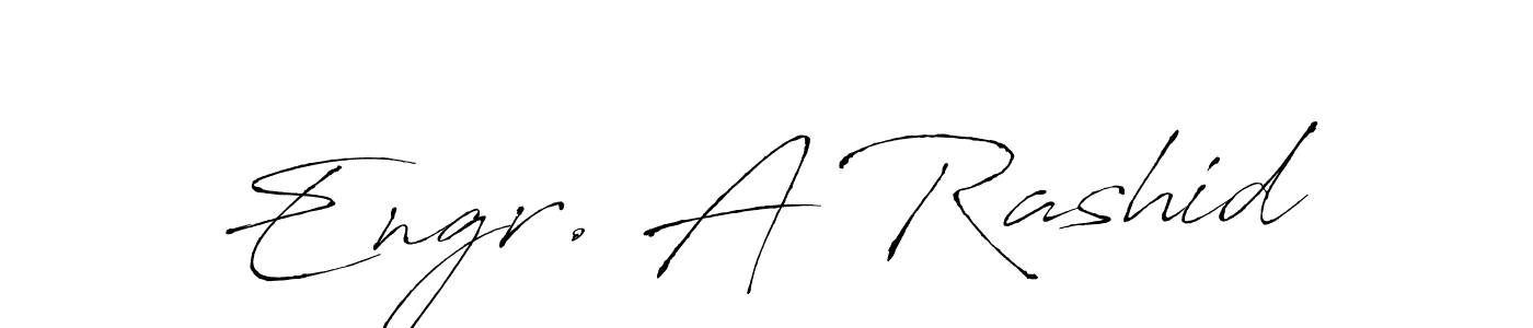 Engr. A Rashid stylish signature style. Best Handwritten Sign (Antro_Vectra) for my name. Handwritten Signature Collection Ideas for my name Engr. A Rashid. Engr. A Rashid signature style 6 images and pictures png