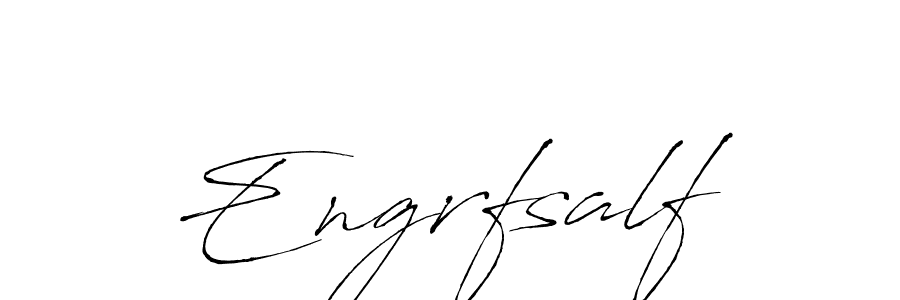 How to make Engrfsalf name signature. Use Antro_Vectra style for creating short signs online. This is the latest handwritten sign. Engrfsalf signature style 6 images and pictures png